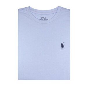 NWT Polo Ralph Lauren Women SS CLSC Fit Crew Neck T-Shirt Tee Blue MSRP $58.00
